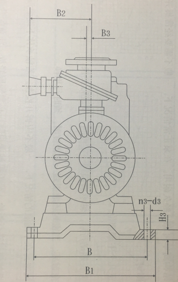 ZX自吸泵尺寸示意圖2