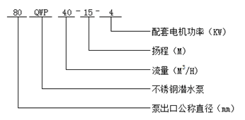 大東海泵業(yè)不銹鋼潛水泵型號(hào)意義